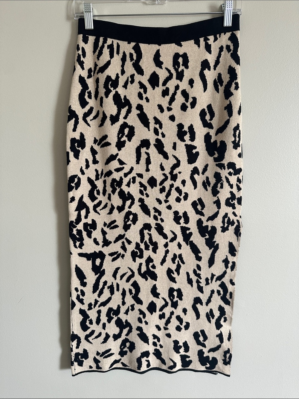 NWT Animal Print Knit Pencil Midi - Picture 14 of 14